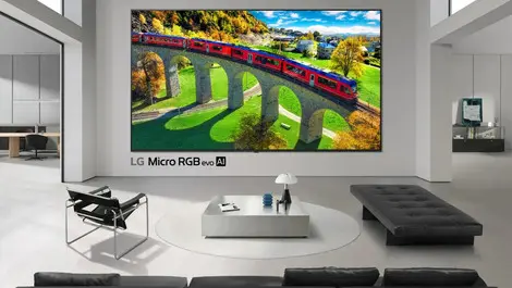 LG unveils Micro RGB evo flagship TV with AI at CES